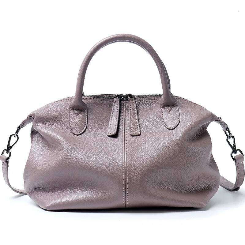 Handbags Women Soft Cowhide Shoulder Crossbody Casual Tote 2024 New Genuine Leather Messenger Purses Top-Handle Bags