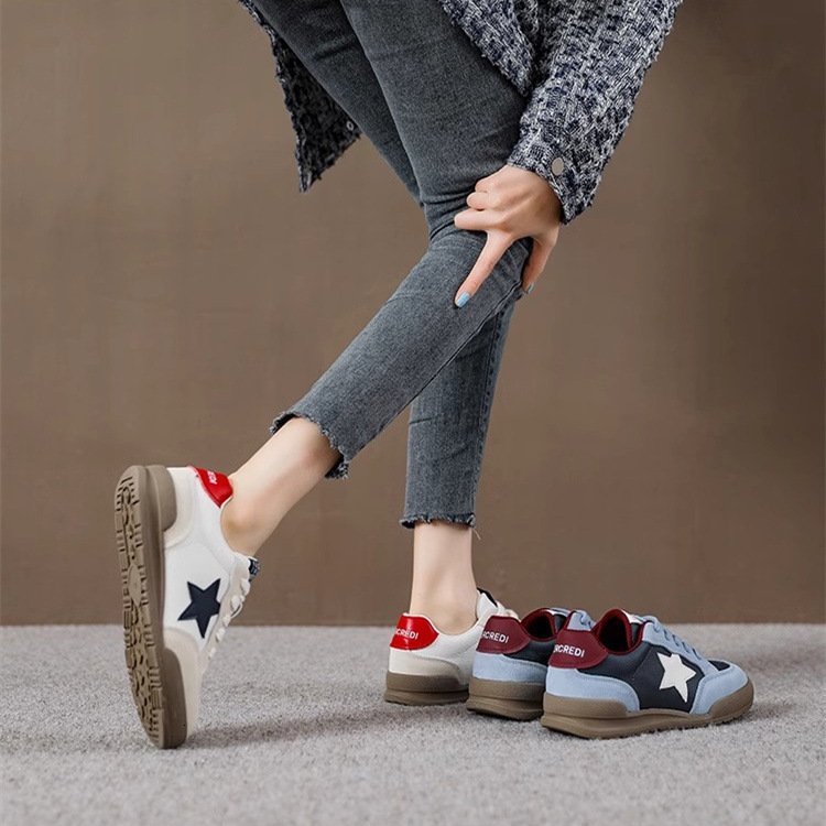Ddmysports National Trend German Training For Women Versatile Star Sneakers Early Autumn New Soft Sole Sports Casual White Shoes Outdoor Shoes