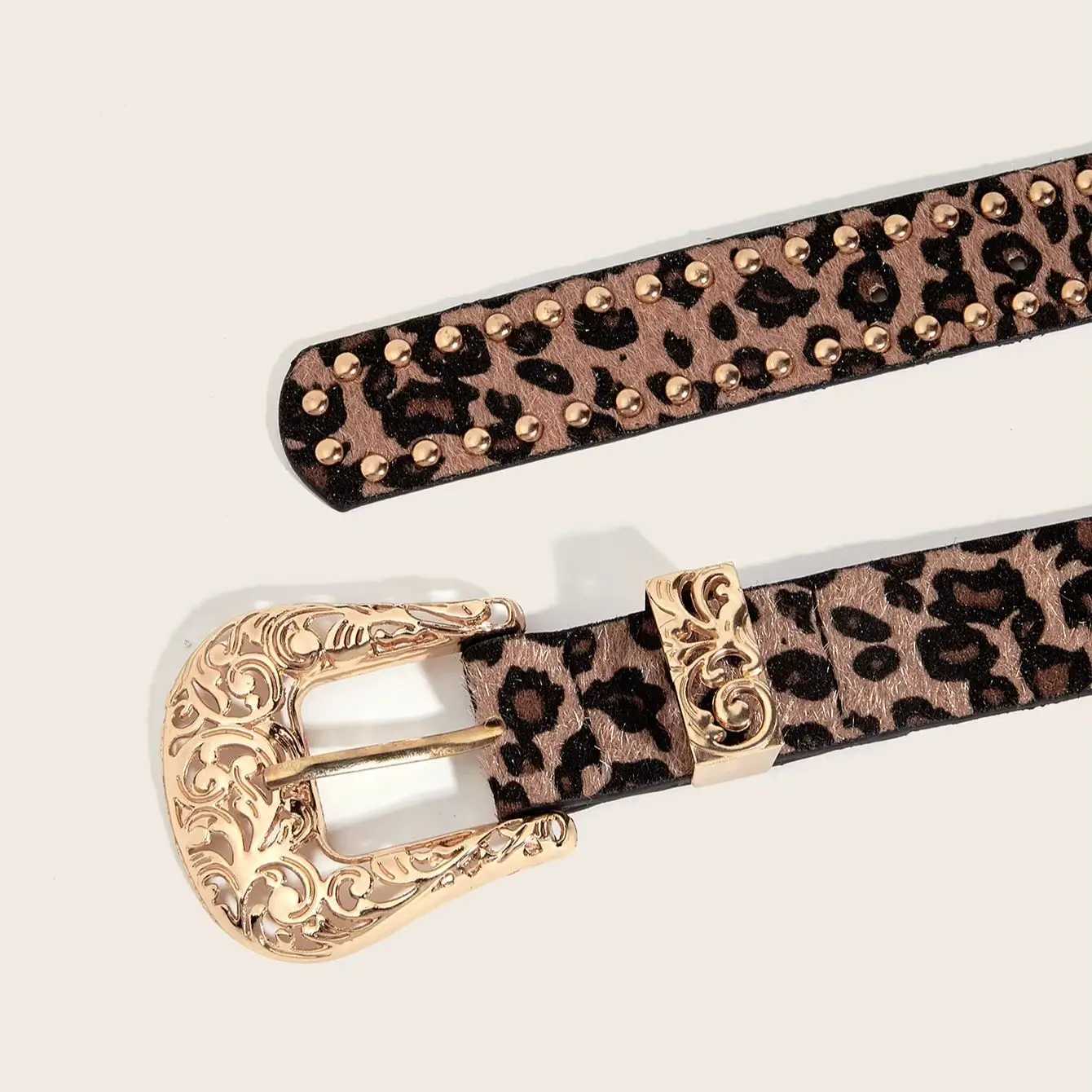Western Brown PU Leather Leopard Women Belts For Women Cowgirl High Quality Luxury Brands Punk Accessory Wide Fem belt X2506141
