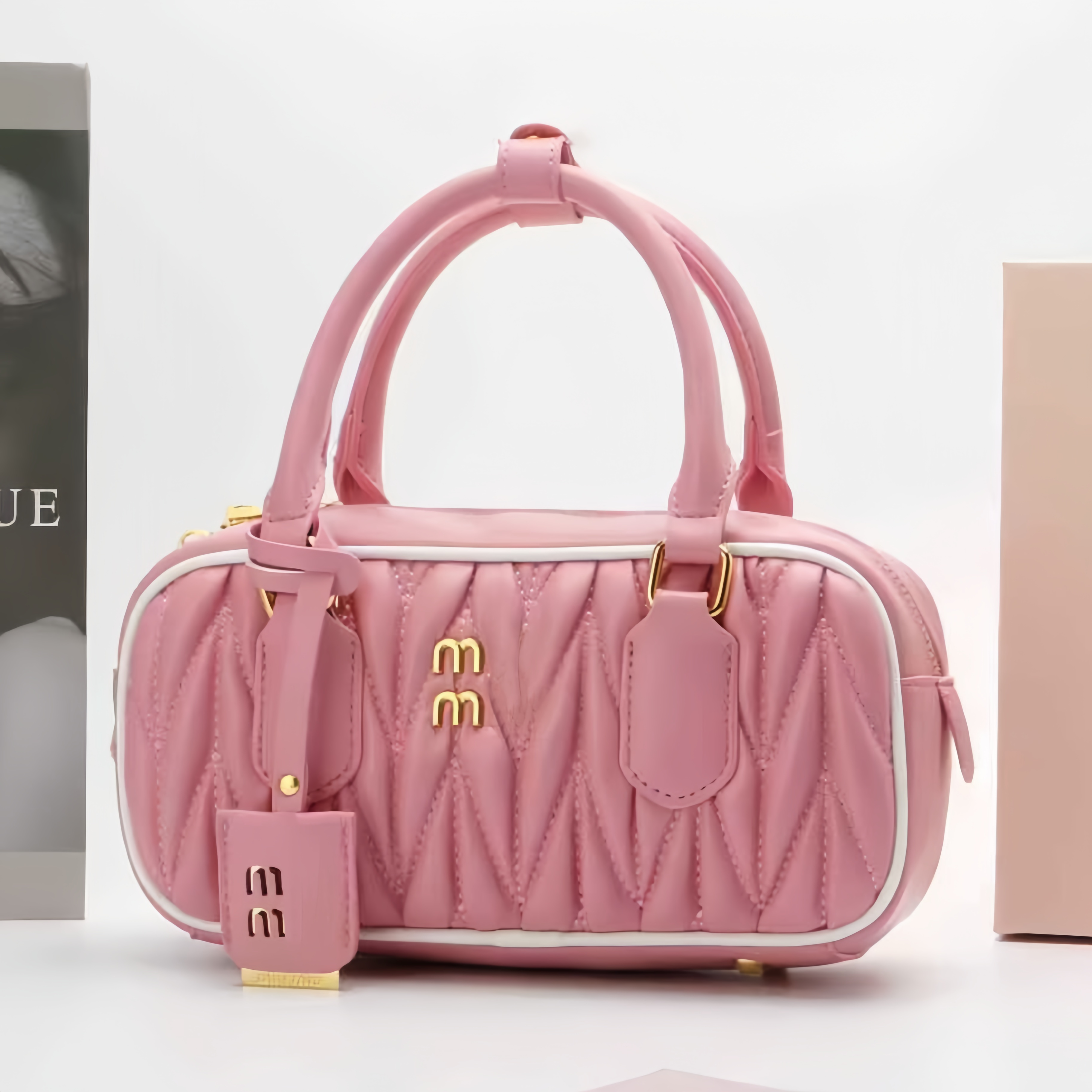 High quality Designer bag top handle Arcadie Bowling bag Luxury handbag Clutch Leather evening sling Bags Womens mens crossbody tote shoulder travel makeup bags