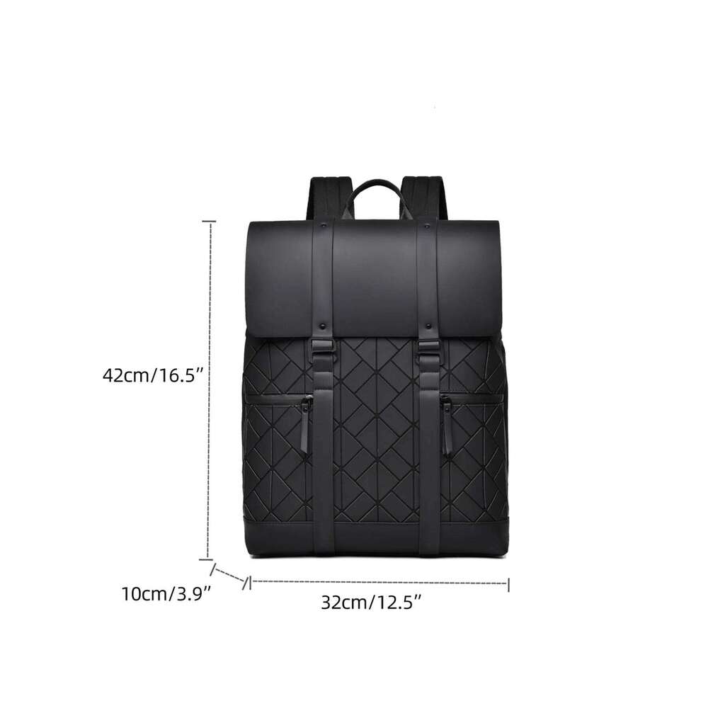 VC Fashionable Men's Flip Large Capacity Travel Backpack Simple School Backpacks For Men University Student