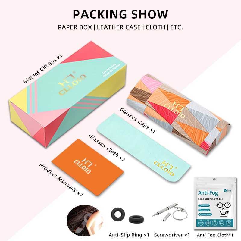 CLLOIO New Design Fashion Cat Eye Prescription Glasses Women Photochromic Myopia Glasses Progressive Reading Optical Eyeglasses Z250614