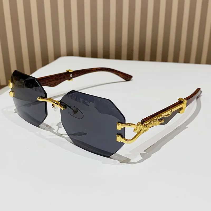 1 Pc Fashionable Trendy Women Men Sunglasses Frameless Rectangular Personalized Sunglasses Gradient Sun Glasses for Daily Life Z250614