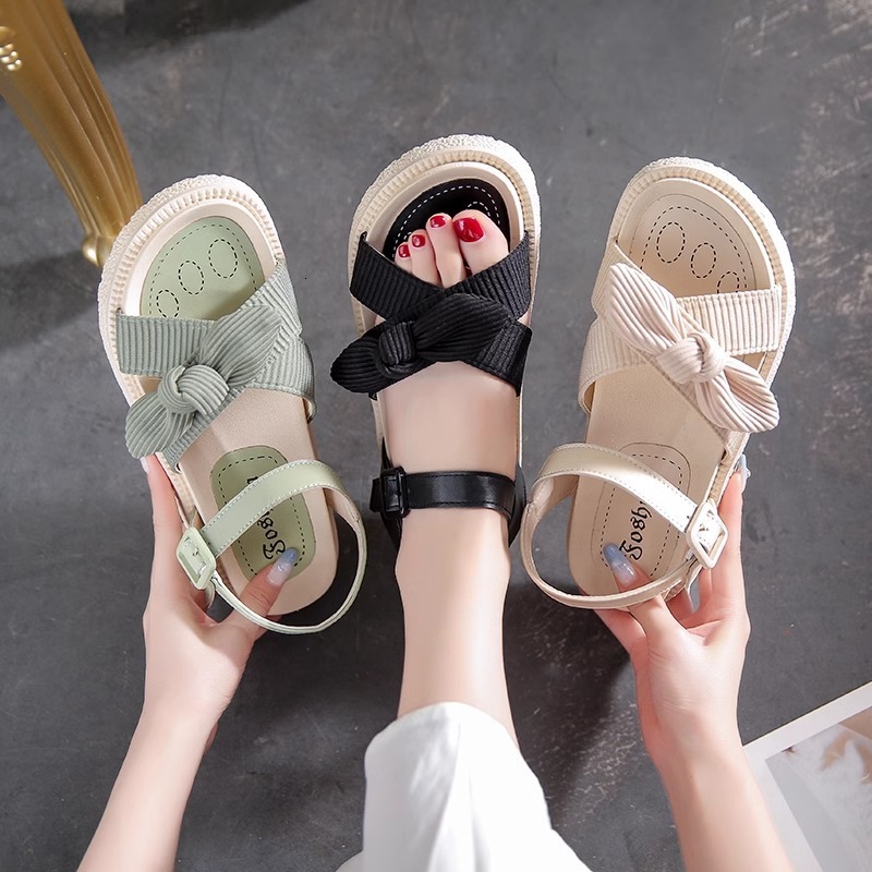 Ddmyoutdoor Women S Sandals For Summer New Student Flat Roman Strap Fairy Style Shoes To Match Skirts Outdoor Shoes
