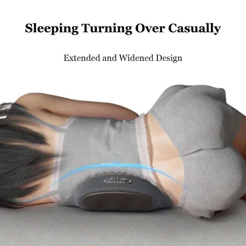 Pillow Bed Sleeping Protection Electric Massage Lying Flat Pain Waist Support Heating Vibrating Sleep Pad