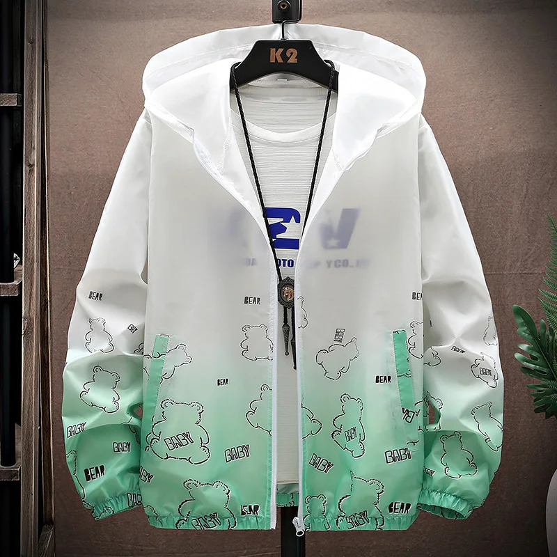 Outdoor Mens Thin Jacket Sunscreen Summer Casual Windproof Breathable Highquality Jacket 250614