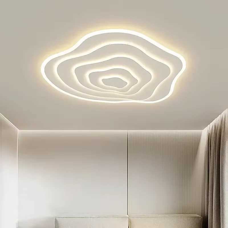 Nordic Ultra Thin LED Ceiling Lights Creative Design Irregular White Cloud Lamp Living Dining Room Study Master Bedroom Light XJ2500613