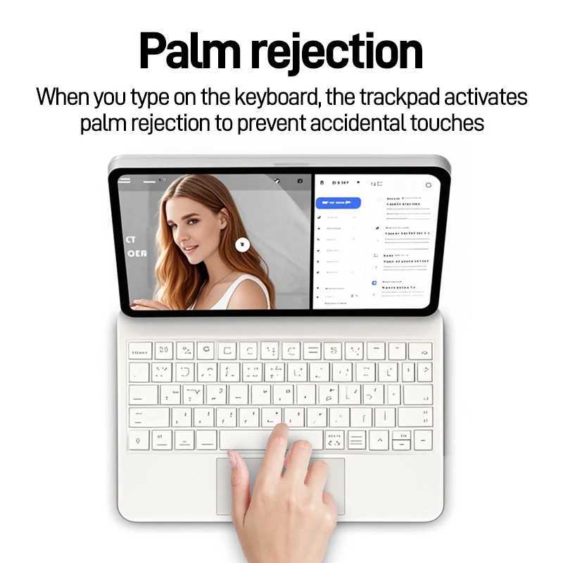ORANGO Magic Keyboard for iPad Pro 11 2024 Air 4 Air 5 Air 6 for iPad 12.9 10th Generation 6th 5th 4th 3rd Gen Cover Case X250614