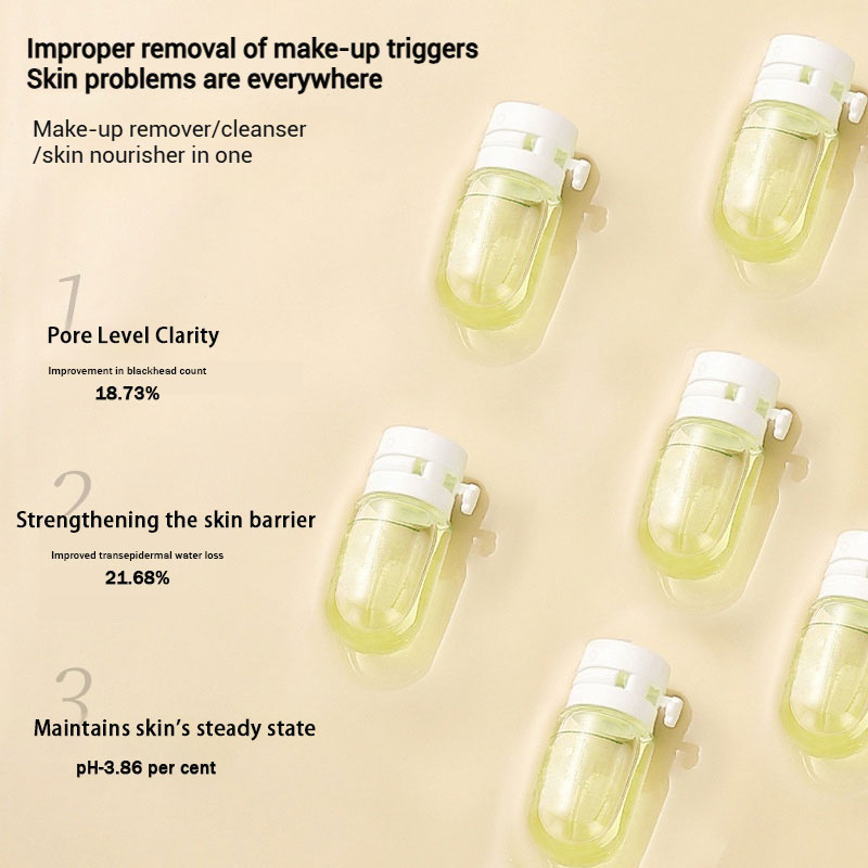 Second throw make-up remover oil factory custom OEM/ODM processing mild student party deep cleansing