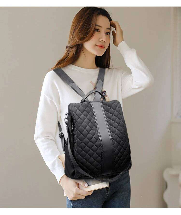 Fashion Anti Theft Travel Large Capacity Girls School High Quality Durable Fabric Women Backpack Sac