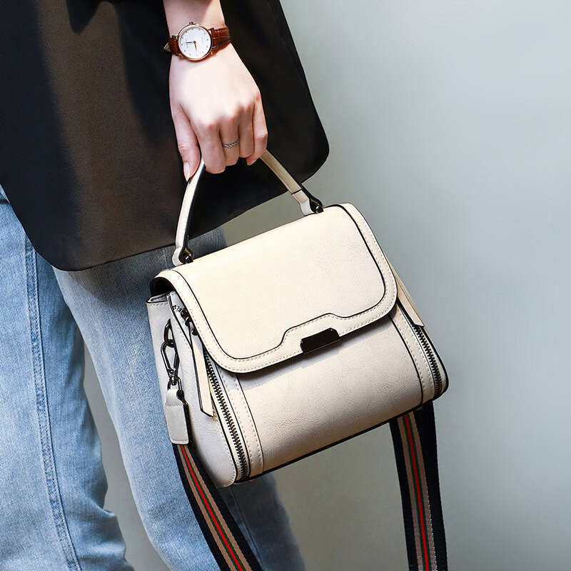 New Trend Genuine Leather Women S Fashion Handbag Versatile Shoulder Crossbody Bag For Women