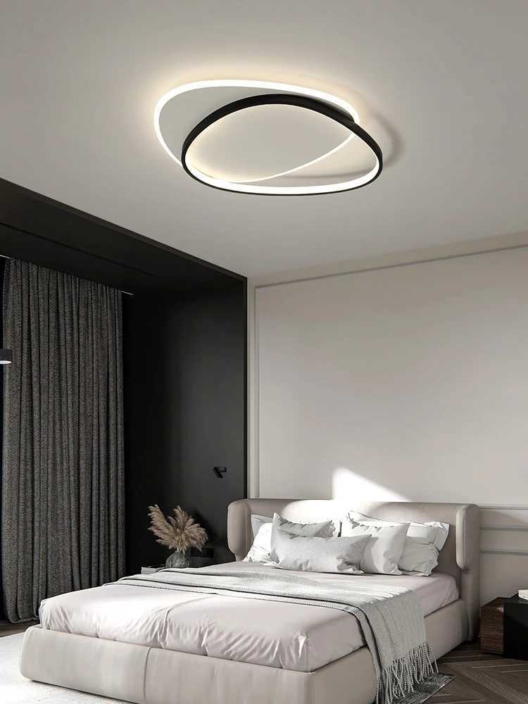 Creative Triangle Remote Control LED Ceiling Light Modern Bedroom Dining Living Room Lamp Home Decor Designer Lighting Fixtures XJ2500613