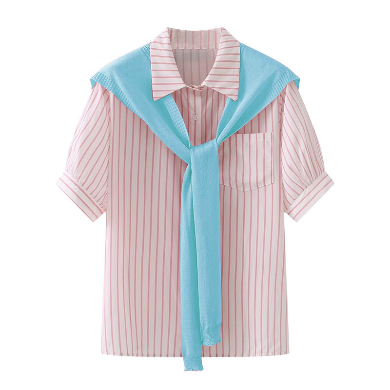 K1014 Solid color shawl outerwear 2025 new spring and autumn fashion knitted shoulder Korean air-conditioned room neck protection false collar scarf