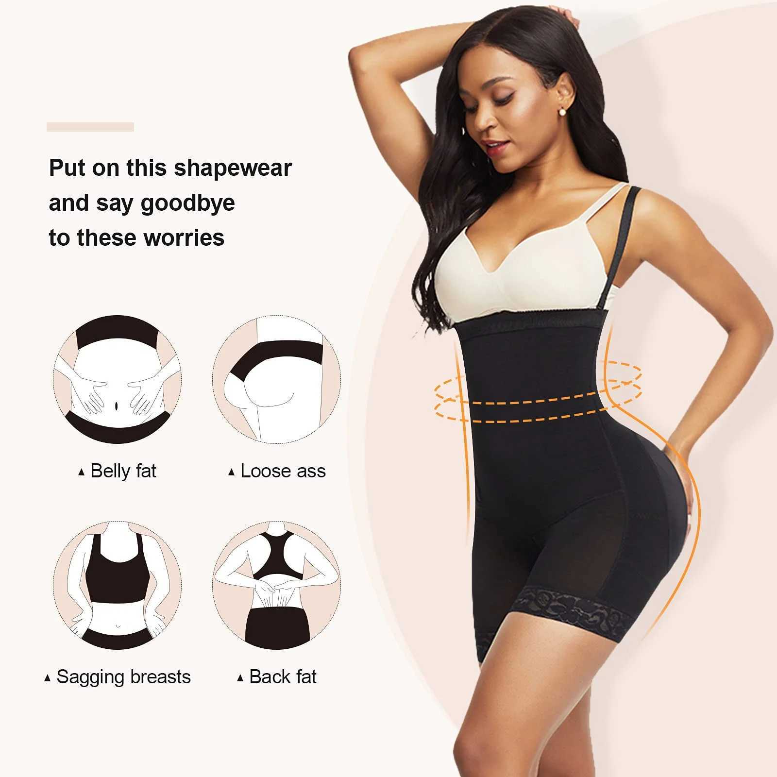 Shapewear Tummy Control Butt Lifter Panties Waist for Women High Waist Body Shaper Open Bust Bodysuit XJ250614