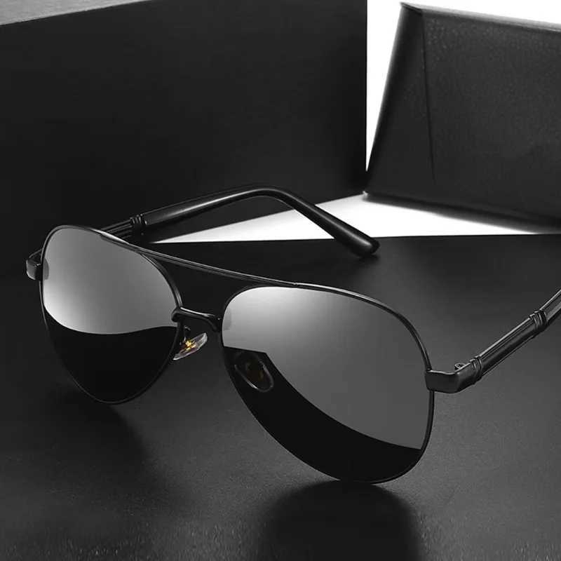 2023 New Photochromic Sunglasses Polarized Men Pilot Vintage Sun Glasses Women Driving Eyewear Goggles UV400 Sunglasses Z250614