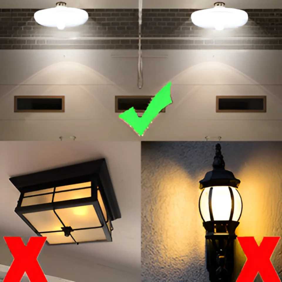 LED E27 UFO PIR Motion Sensor Ceiling Lights PIR Night Light Sensor Wall Lamps AC220V 18W 24W 36W 50W 60W for Home Stairs Hallway XJ2500613