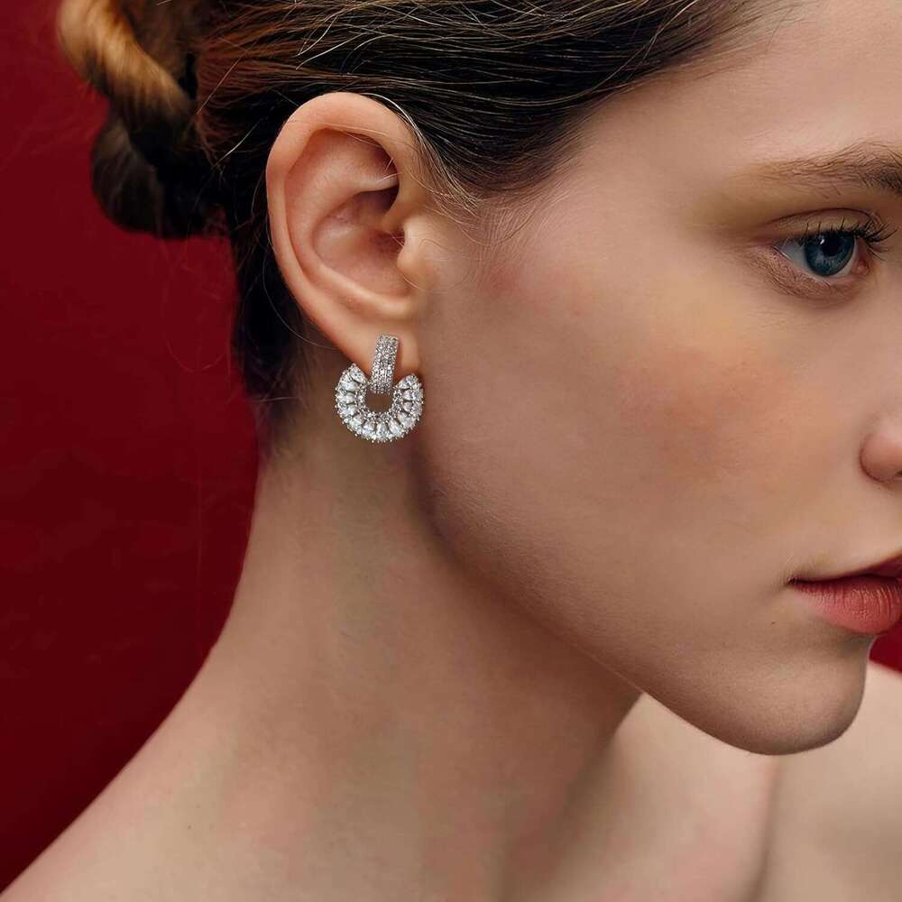 stal Knot Women, Gold Geometric Drop Dangle Earrings for Prom Wedding Bridesmaid Jewelry Gift