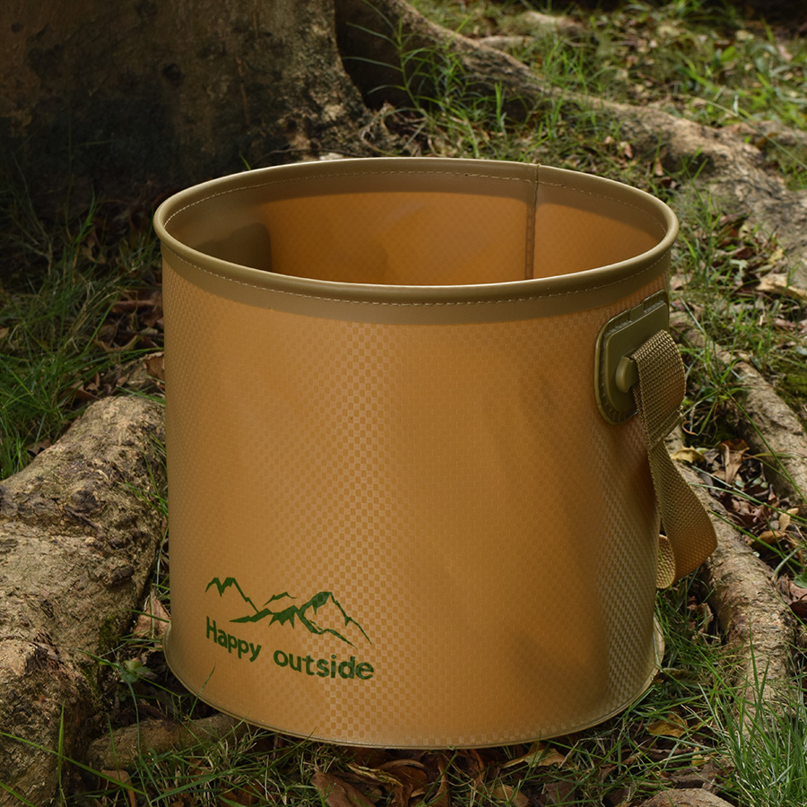 Collapsible Outdoor Water Bucket for Travel, Versatile Wash Basin, Wastub, and Foot Soak Tub - Perfect for Camping, Hiking, and Fishing - Lightweight 