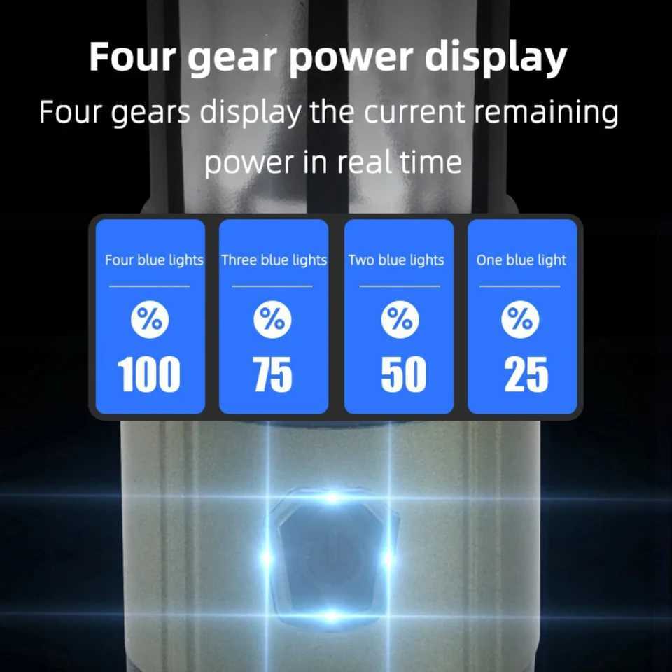 Portable Camping Lantern USB Recharge 4 Lighting Modes Tent Light Flashlights Emergency Lamp Outdoor Supplies W250613