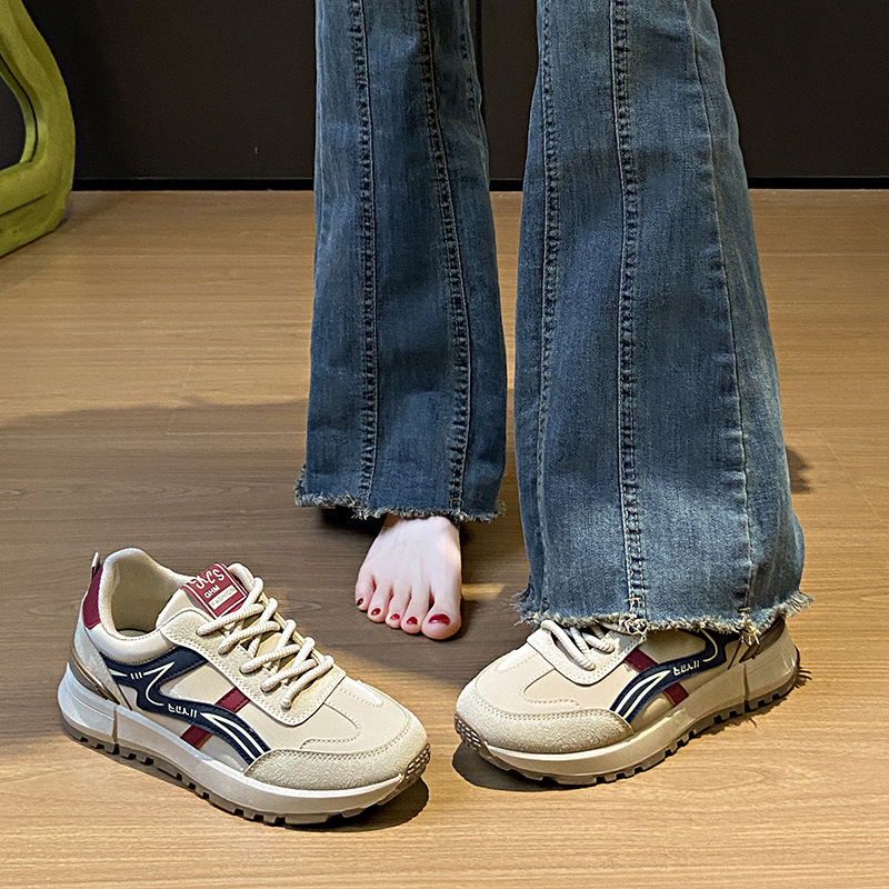 Ddmysports White Sneakers For Women Spring And Autumn New Korean Female Student Casual Sports Versatile Board Street Style Agan Shoes Outdoor Shoes