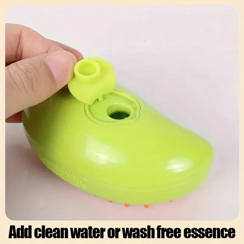 Steamy Dog Brush Electric Spray Cat Hair Brush 3 In1 Dog Steamer Brush for Massage Pet Grooming Removing Tangled and Loose Hair 250614