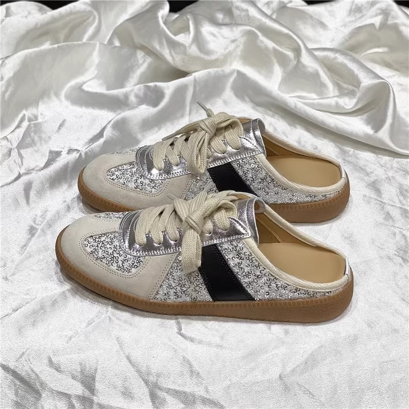 Ddmysports German Training Closed Toe Half Slippers For Women Summer Outdoor Versatile Thick Sole Backless Slip On Lazy Shoes Outdoor Shoes