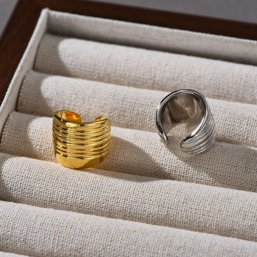 Fashion Europe Brass Plated 18K Gold Ear Cuffs Earring Woman Personality Jewelry Accessories Trendy 250610