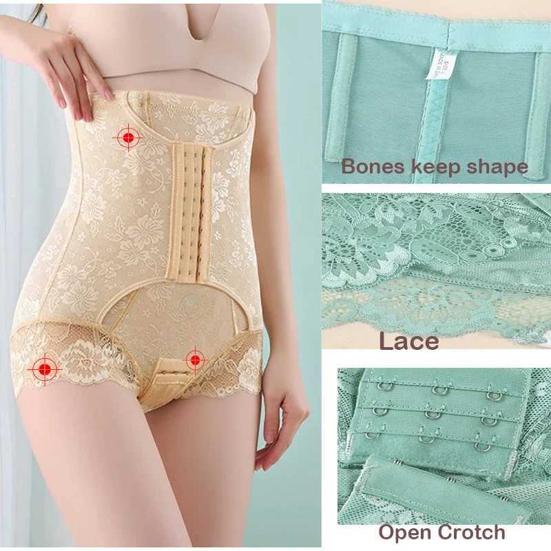Dimmkof Lace Body Shaper Panties Shapewear Underwear High Waist Tummy Control Body Shaper Underwear Panties Slimming Waist XJ250614