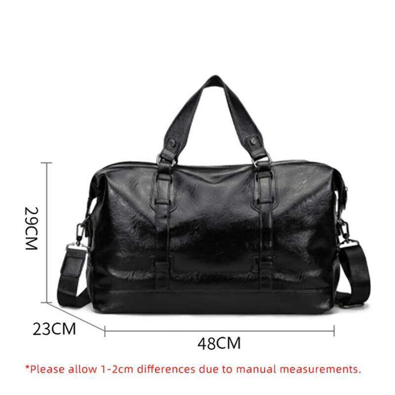 Fiess Gym Bag Man Travel PU Leather Outdoor Sports Handbag Multi-functional Large Capacity Storage Shoulder Trip Bags xa171wd