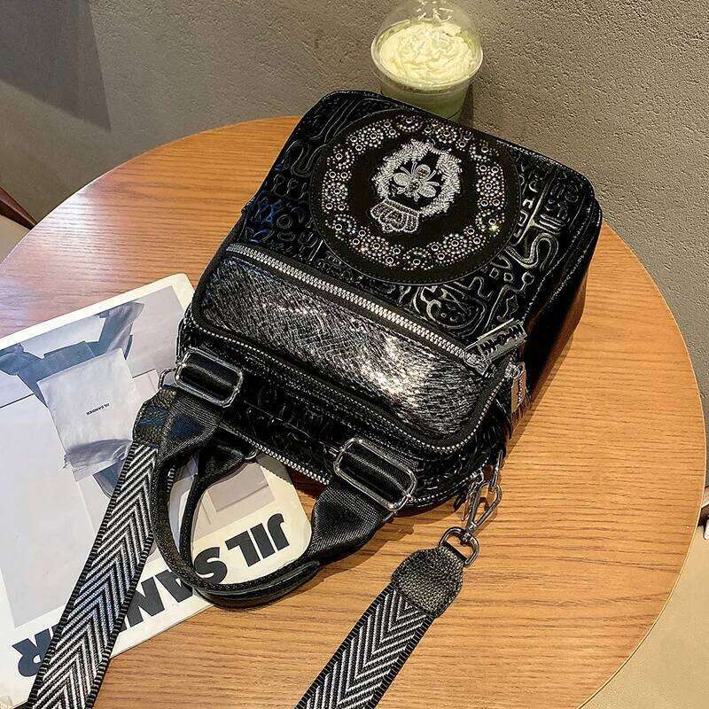 Brand Women Female High Quality Black Backpack Teenade Girl School Bag Fashion Small Daily Shoulder Bags Mochila