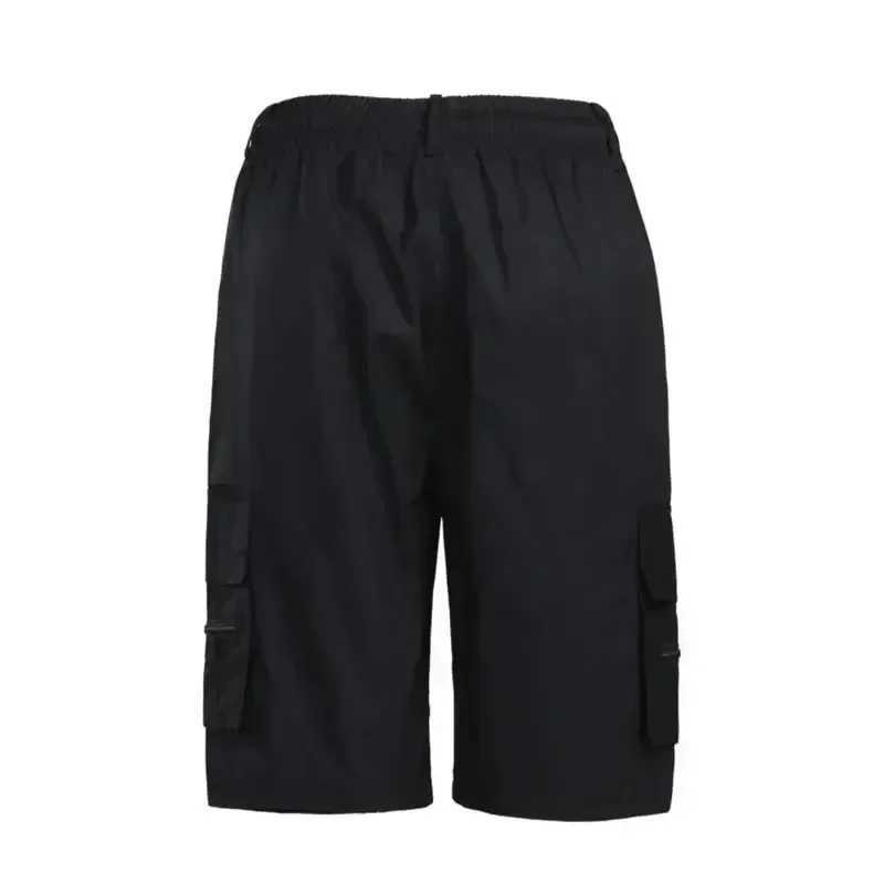Cat Silhouette Cargo Shorts - Tear-Resistant Fabric with Gusseted Crotch Double-Layered Pocket ConstructionW250614