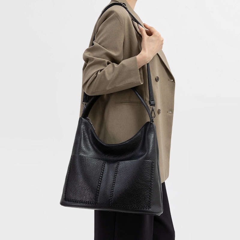 Tote 2025 New Casual Women's Fashion Simple Large Capacity Shoulder Lazy Style Underarm Bag