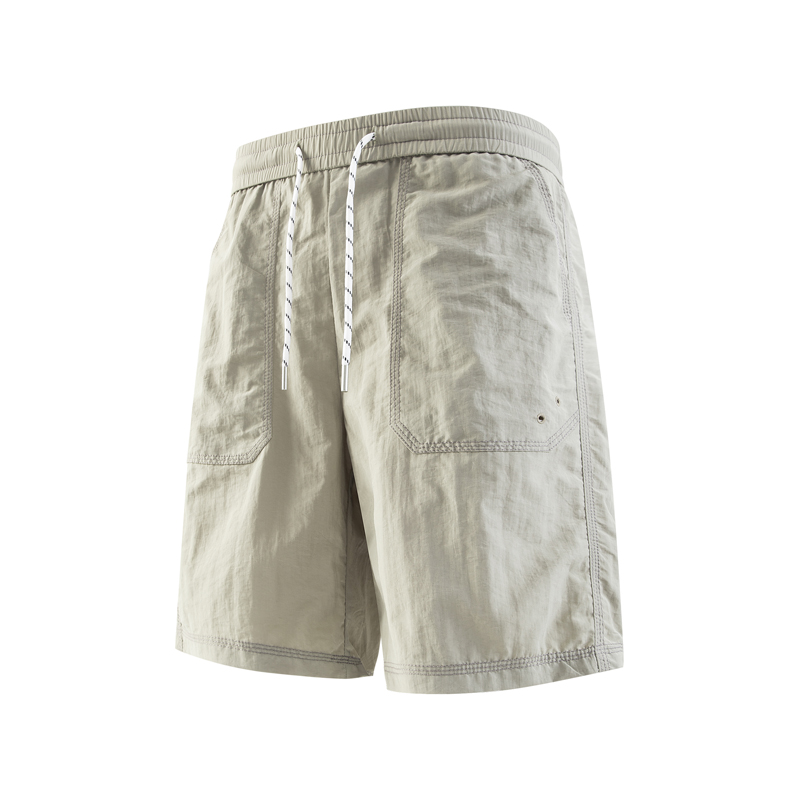 Men's Shorts, Designer Style, Summer Casual and Fashionable, Loose Straight-Leg Five-Inch Shorts, Quick-Drying, Loose Workwear Shorts, Thin Style