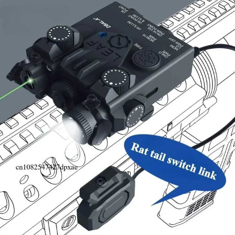 PEQ15 Tactical Battery Box OGL Red Laser Green Laser Multifunctional Box DBAL-A2 Outdoor Flashlight LightingXJ250613