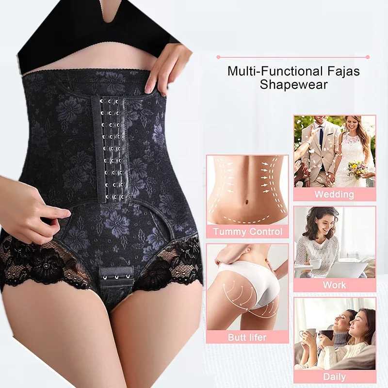 Dimmkof Lace Body Shaper Panties Shapewear Underwear High Waist Tummy Control Body Shaper Underwear Panties Slimming Waist XJ250614