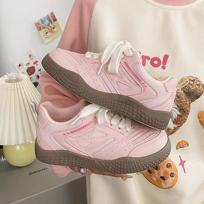 Ddmysports Korean Style Versatile Sneakers For Women New Summer Niche Design Sports Casual White German Training Shoes Outdoor Shoes