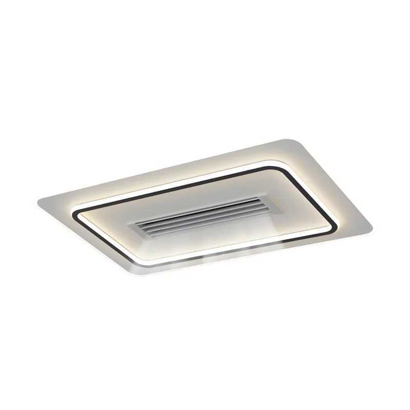 Leaf free fan light house living room ceiling light 2025 new minimalist modern dual-purpose light for both cooling and heating W250613