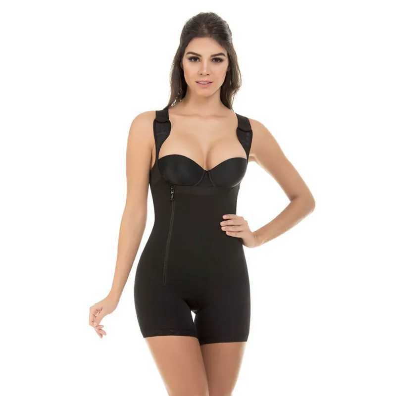 Zip Waist Lace Slimming Shaper Corset Control Shapewear Butt Lifter Strap Body Shaper Underwear Bodysuit Women Plus Size S-6xl XJ250614