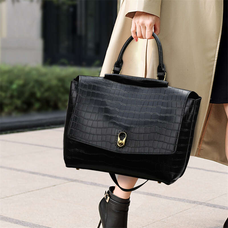 Handbag Fashion Stone Pattern For Women Hot Selling Shoulder Large Capacity Simple Commuter Tote Bag