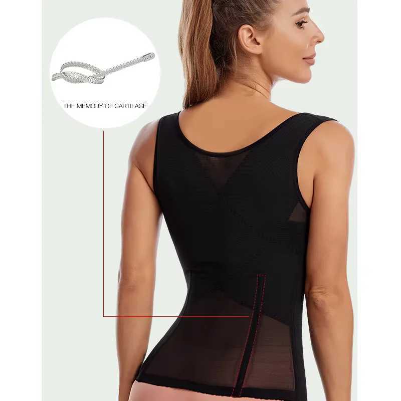 Women Slimming Vest Underwear Corset Modeling Straps Waist Body Shaper Belly Compression Shapewear Tank Tops Girdles XJ250614