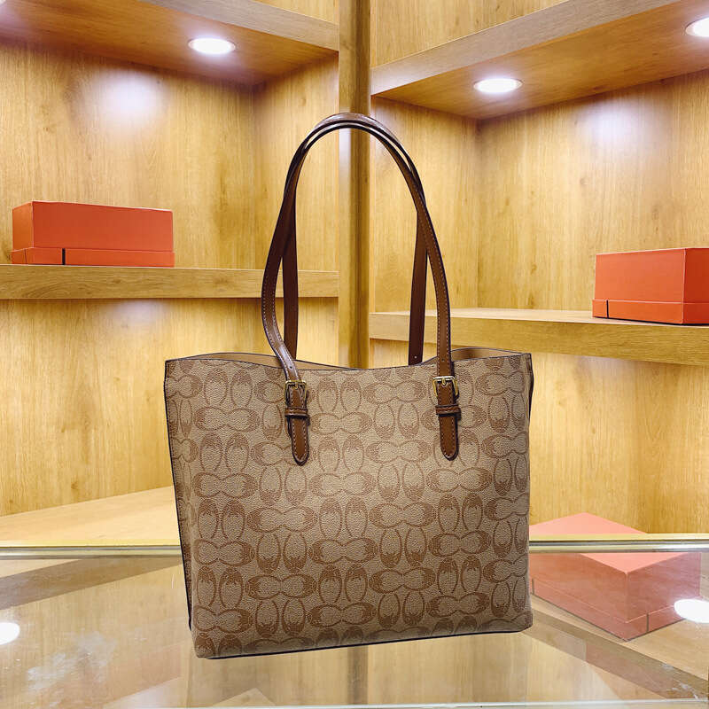 Free shipping French Handheld Tote for Women 2025 New Trend Brand Same Style Large Capacity Versatile Shopping Shoulder Bag