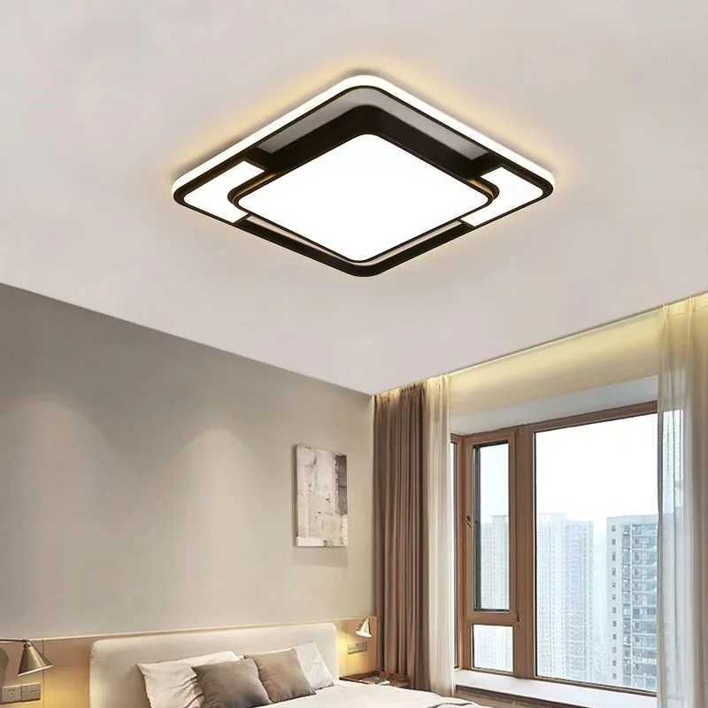 Modern LED Ceiling Lamp for Living Room Lustre Dining Bedroom Study Ceiling Light Nordic Square Ceiling Chandelier Light Fixture XJ2500613