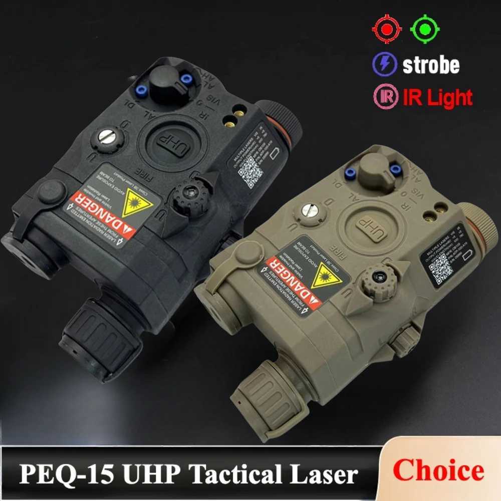 Nylon PEQ/DBAL-A2 Tactical Weapon Light Combo Red Green Laser M300A/M600CLED Flashlight Dual Switch Quick Release Fit 20mm RailXJ250613