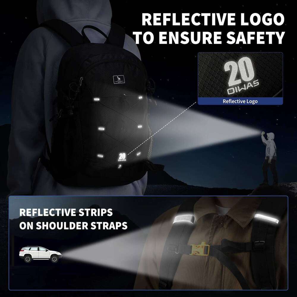 OIWAS Fashionable Backpack,20L Capacity Waterproof Design,Suitable Both Men Women For Outdoor Hiking And Cycling