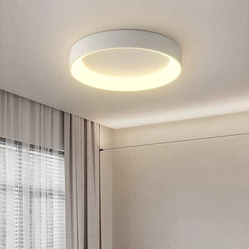 Modern Simple Bedroom LED Ceiling Light Creative Lustre Home Decor Living Room Dining Table Kitchen Lamps Round Lighting Fixture XJ2500613