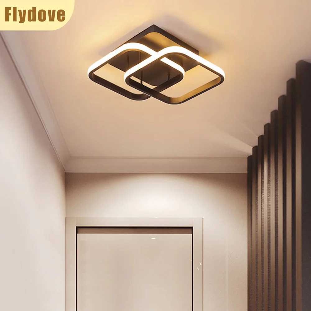 Nordic Minimalist LED Ceiling Chandelier Creative Dressing Room Kitchen Living Room Passage Home Lighting Decoration AC85-265V XJ2500613