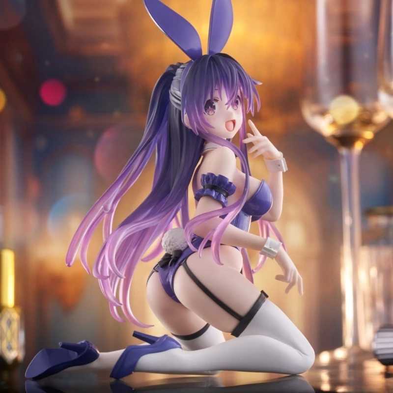 15CM Anime DATE A LIVE Yatogami Tohka Figure Bunny Girl Kneeling Posture Action Figure PVC Model Toys Doll Collection Decoration XJ250614