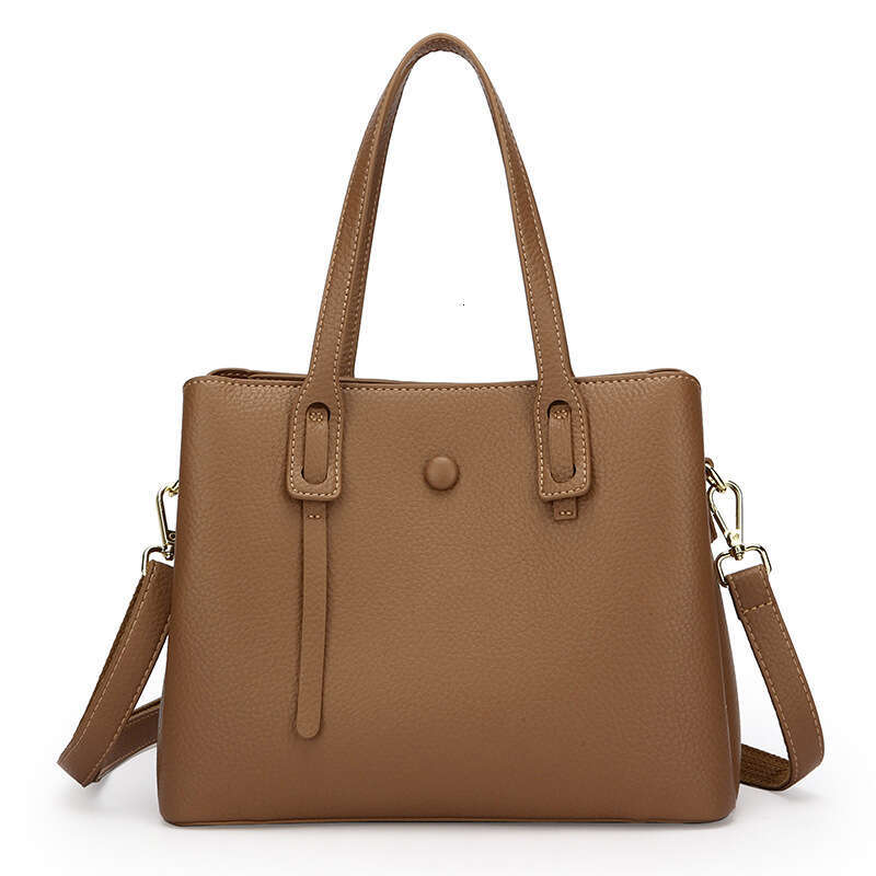 Tote Fashion Large Capacity Commuter Handbag Hot Selling Simple Soft Leather Women's Bag
