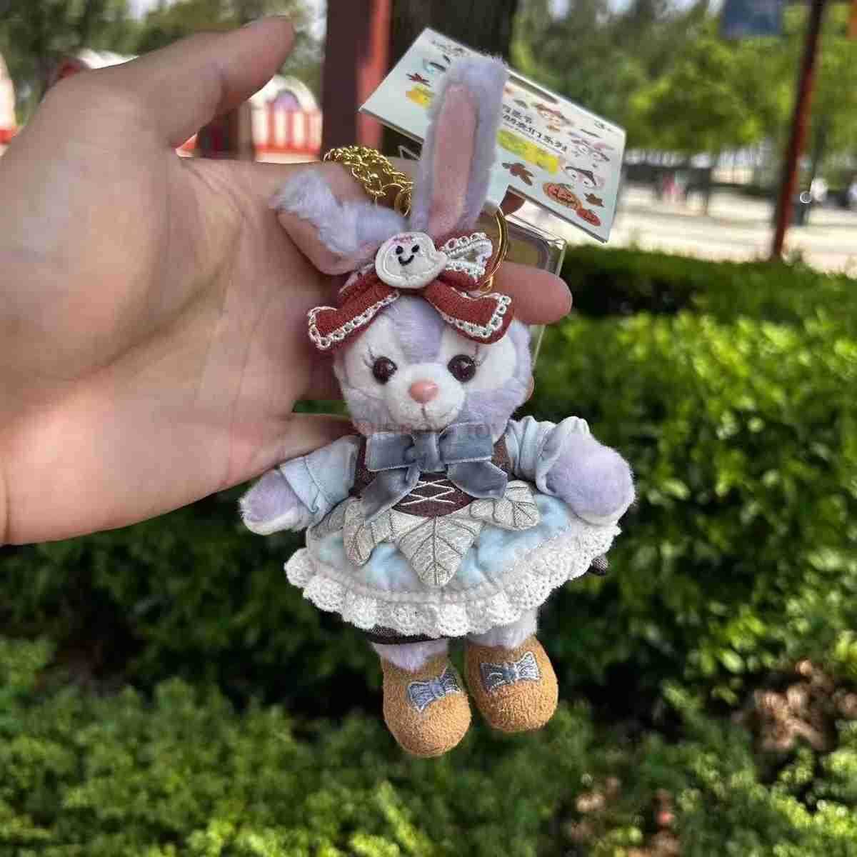 Disney Dream Celebration Linabell Duffy Cookieann Cute Cartoon Schoolbag Pendant Plush Doll Christmas Gift Female Plush Keychain Y250614
