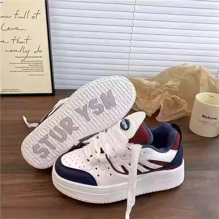 Ddmysports Thick Soled Low Top Sneakers For Women Ins Style Autumn And Winter New Sports Student Versatile Casual Loafers Outdoor Shoes